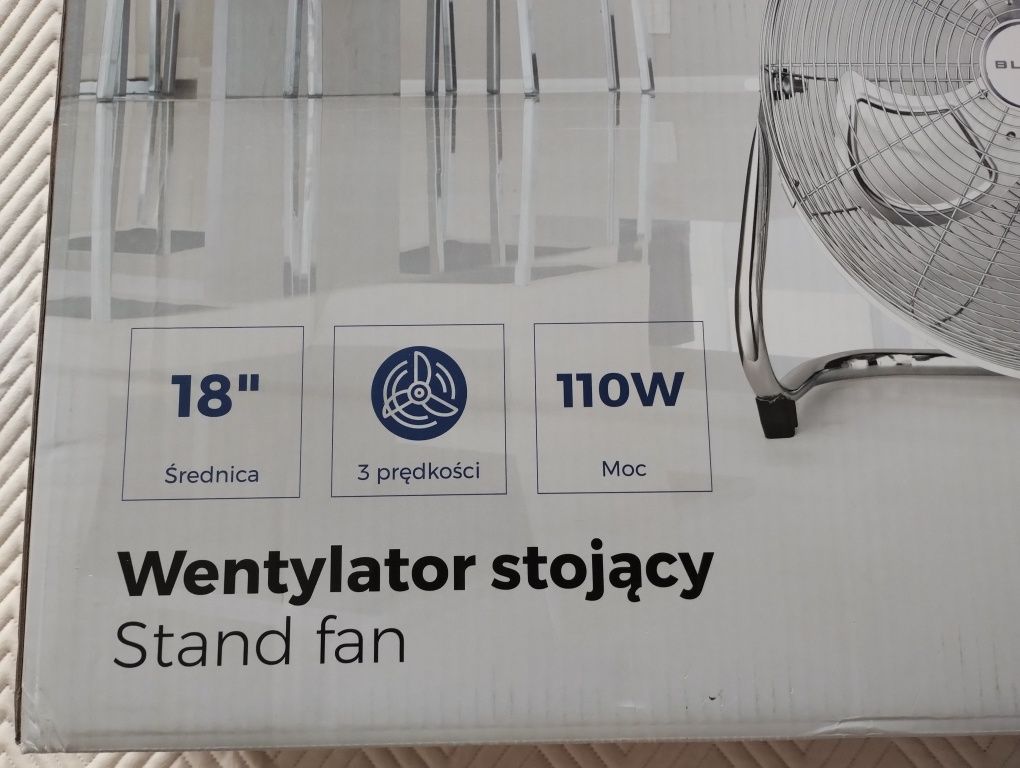 Nowy wentylator wolnostojący Blow