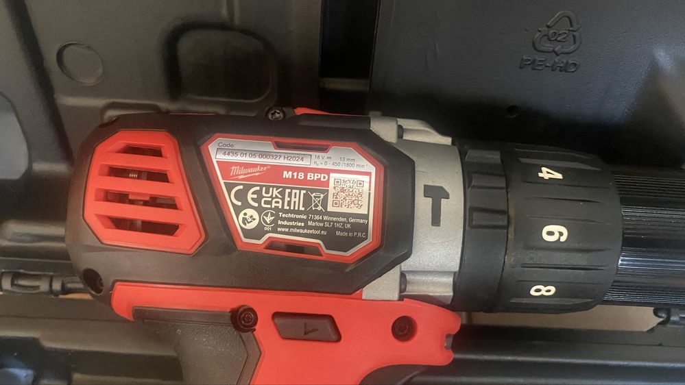 Milwaukee m18. Wrętarka bpd udar+ walizka. Nowe