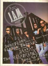 Scorpions na JAM music 1995 mais quatro 2002, 2016 e 2018