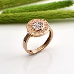 Золота каблучка BVLGARI вагою 2.82 грама