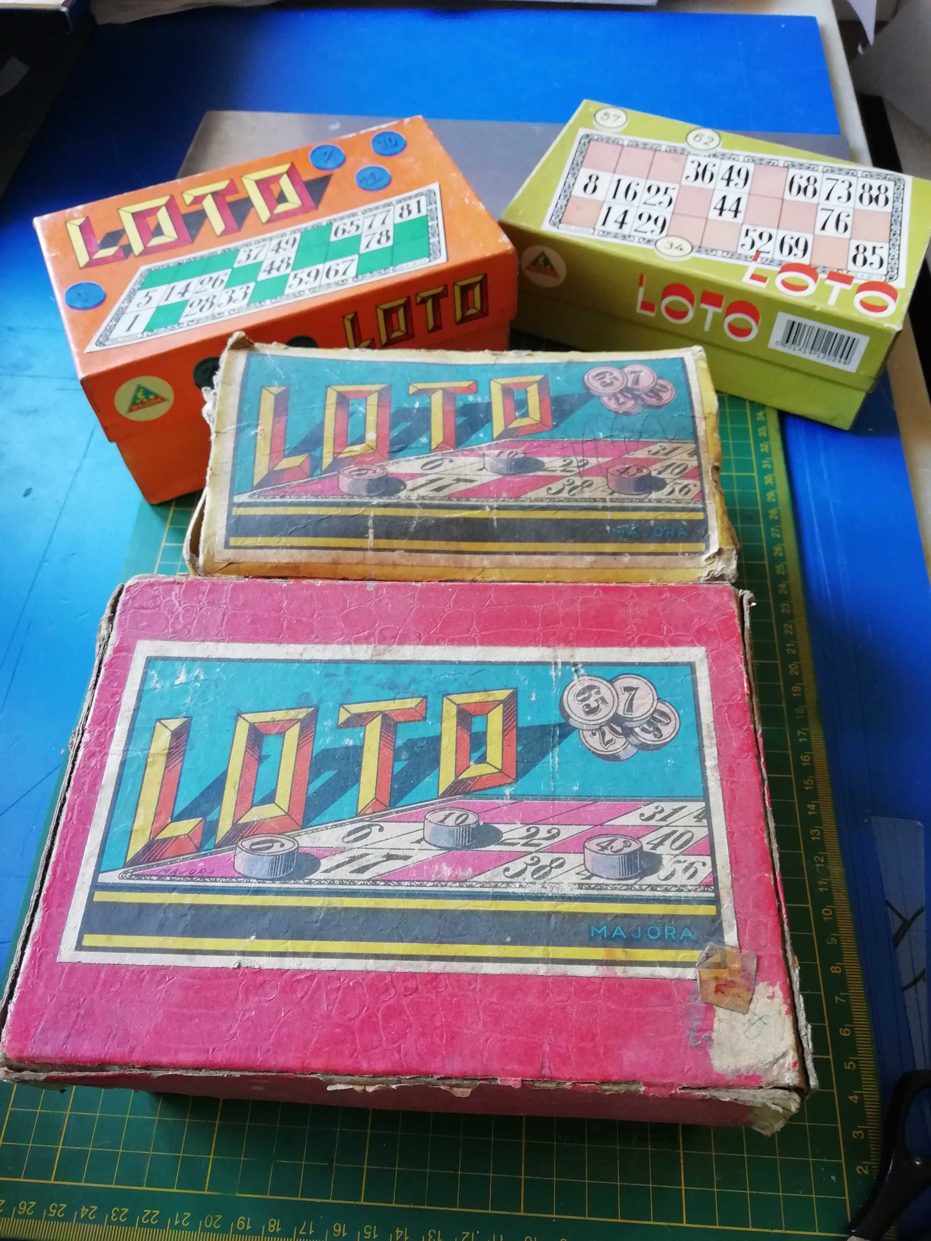 Jogos antigos - Loto, dominó e outros