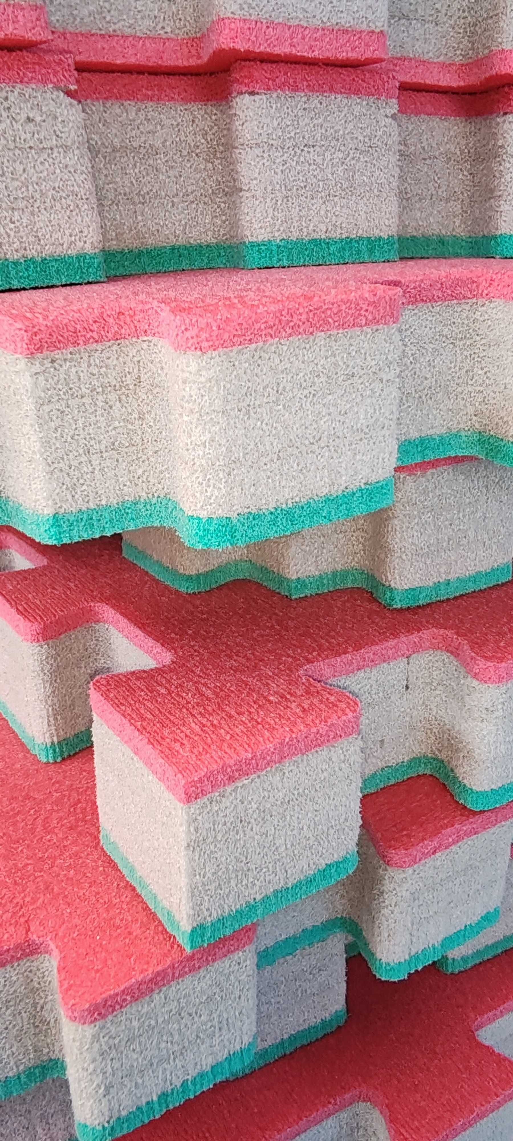 Tatami reversível em Puzzle 4cm espessura