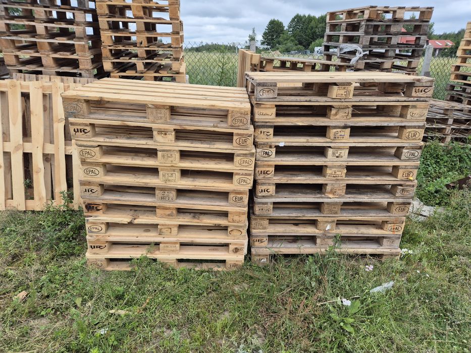 Palety drewniane, przemysłowe 110x130, 100x100, 95x95, euro