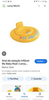 Vendo bóia bebe Intex