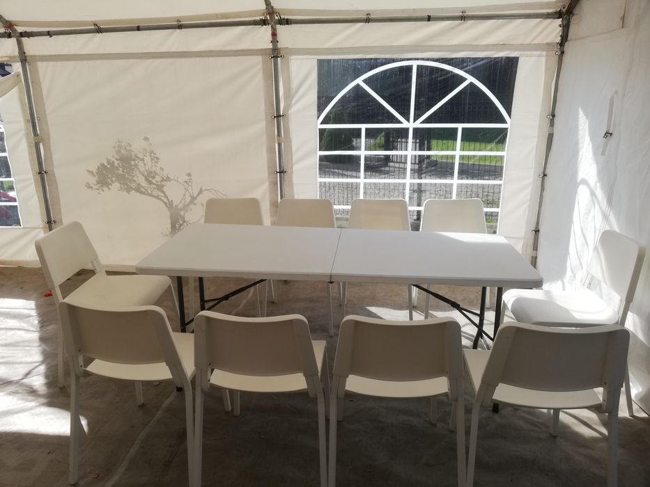 Wynajem wypożyczenie krzeseł stołów cateringowych urodziny roczek chrz