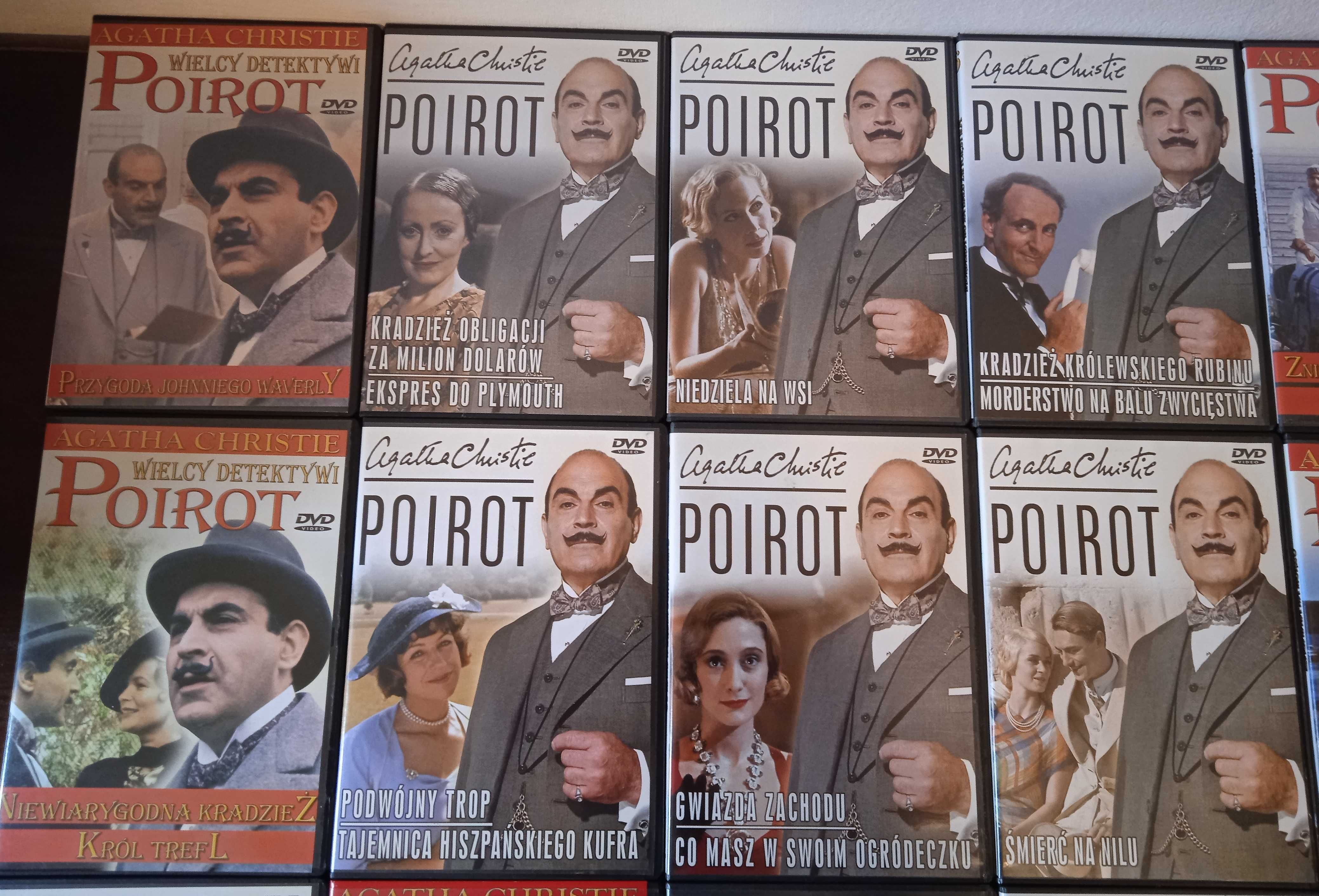 Agatha Christie - DVD Poirot 16 płyt 25 odcinków