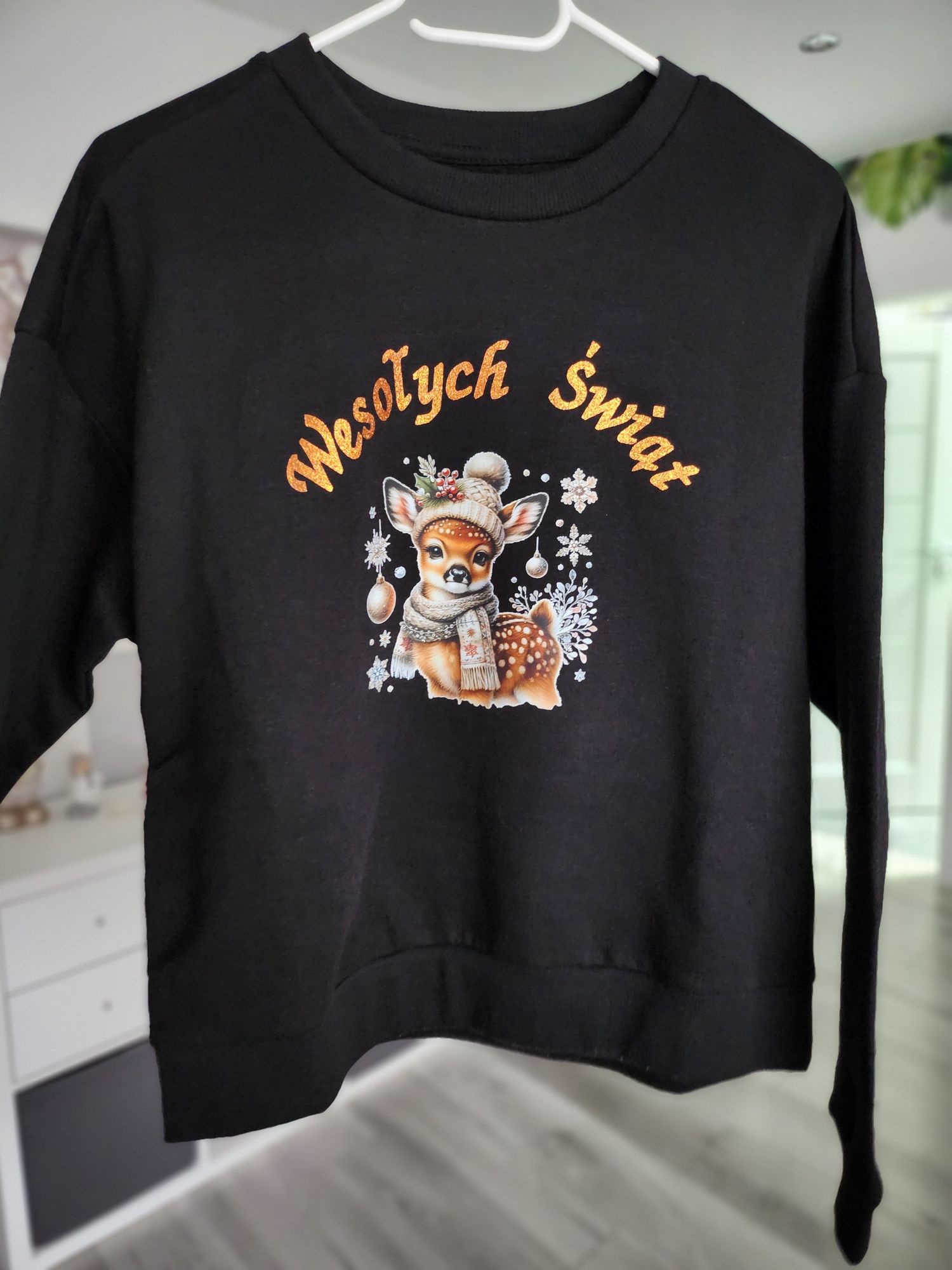 Bluza swiateczna S,M, 152-158