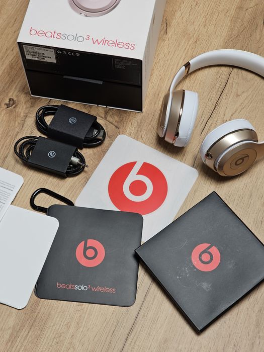 Słuchawki bezprzewodowe Beats by dr Dre Solo 3 Wireless Gold 3.0