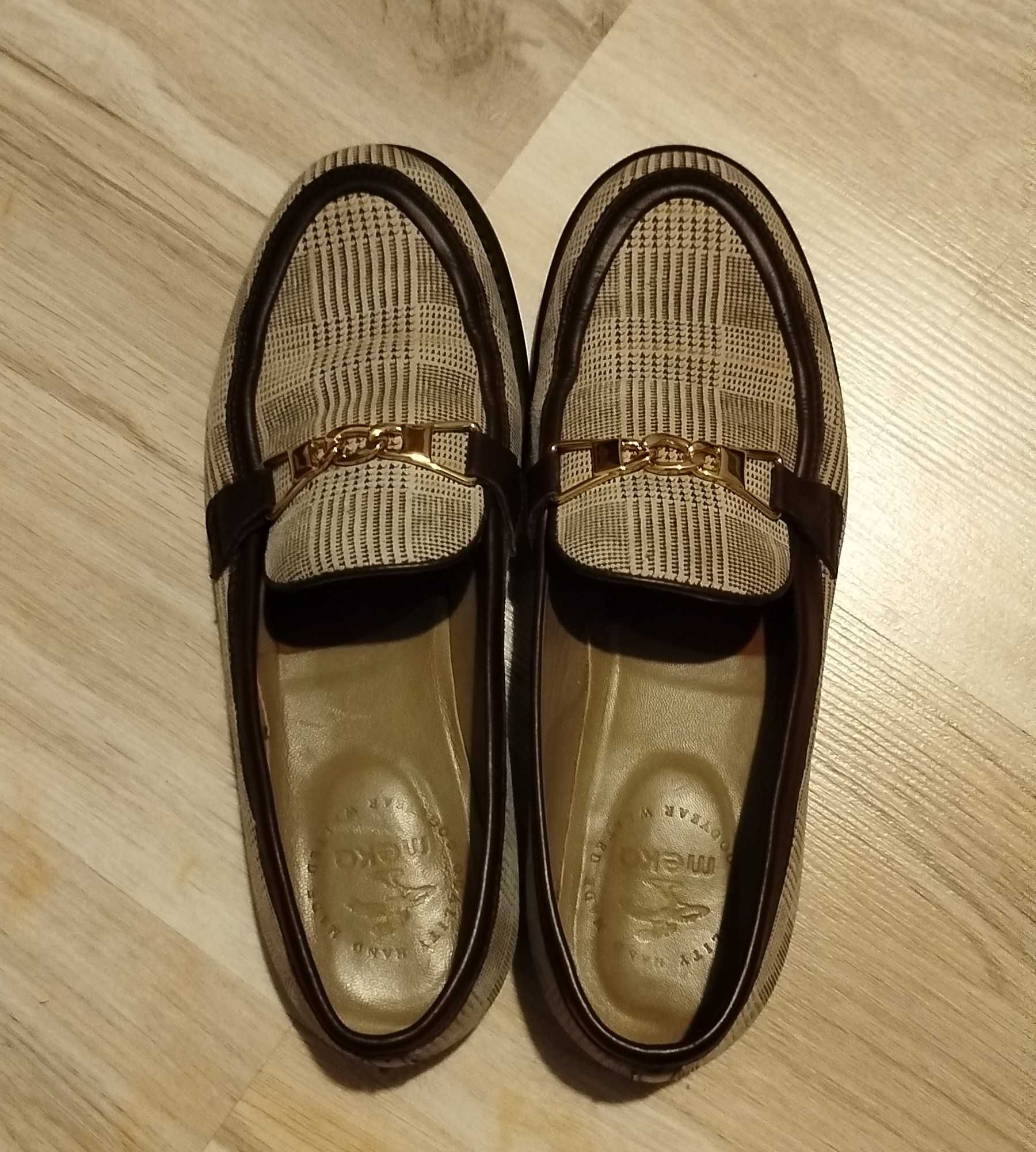 Loafersy/mokasyny MEKA rozm 38, dwie pary