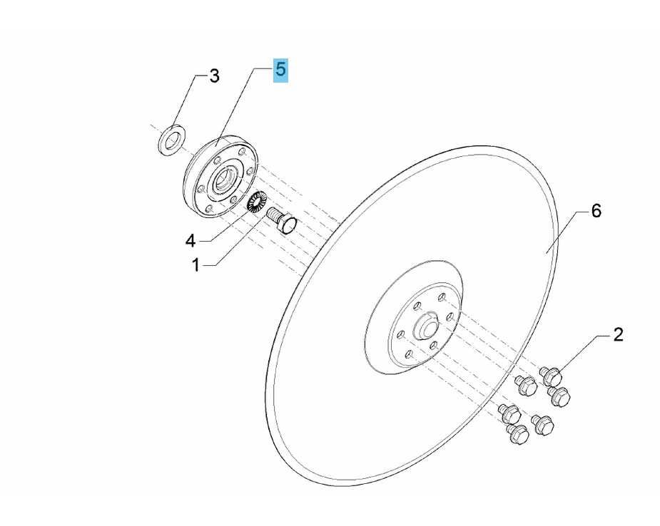 Piasta talerza Lemken łożysko Compact Solitair Saphir OptiDisc siewnik
