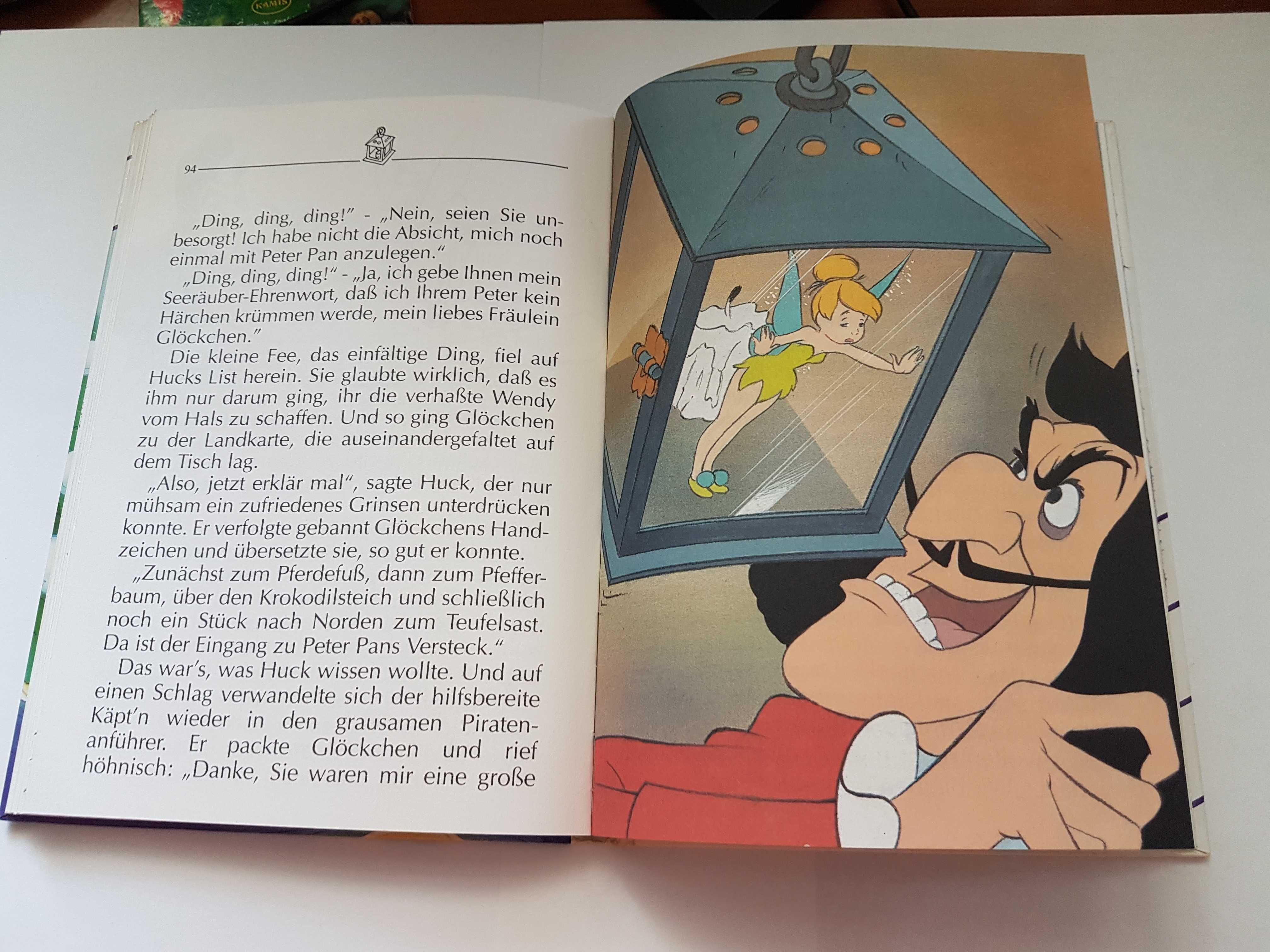 Peter Pan, Walt Disney,  j. niemiecki