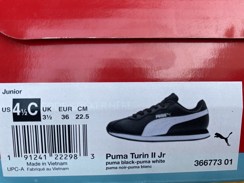 Кросівки Puma оригінал р.36 (4.5С), 22.5 см