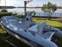 Лодка Grand S 370 RIB с твёрдым дном.