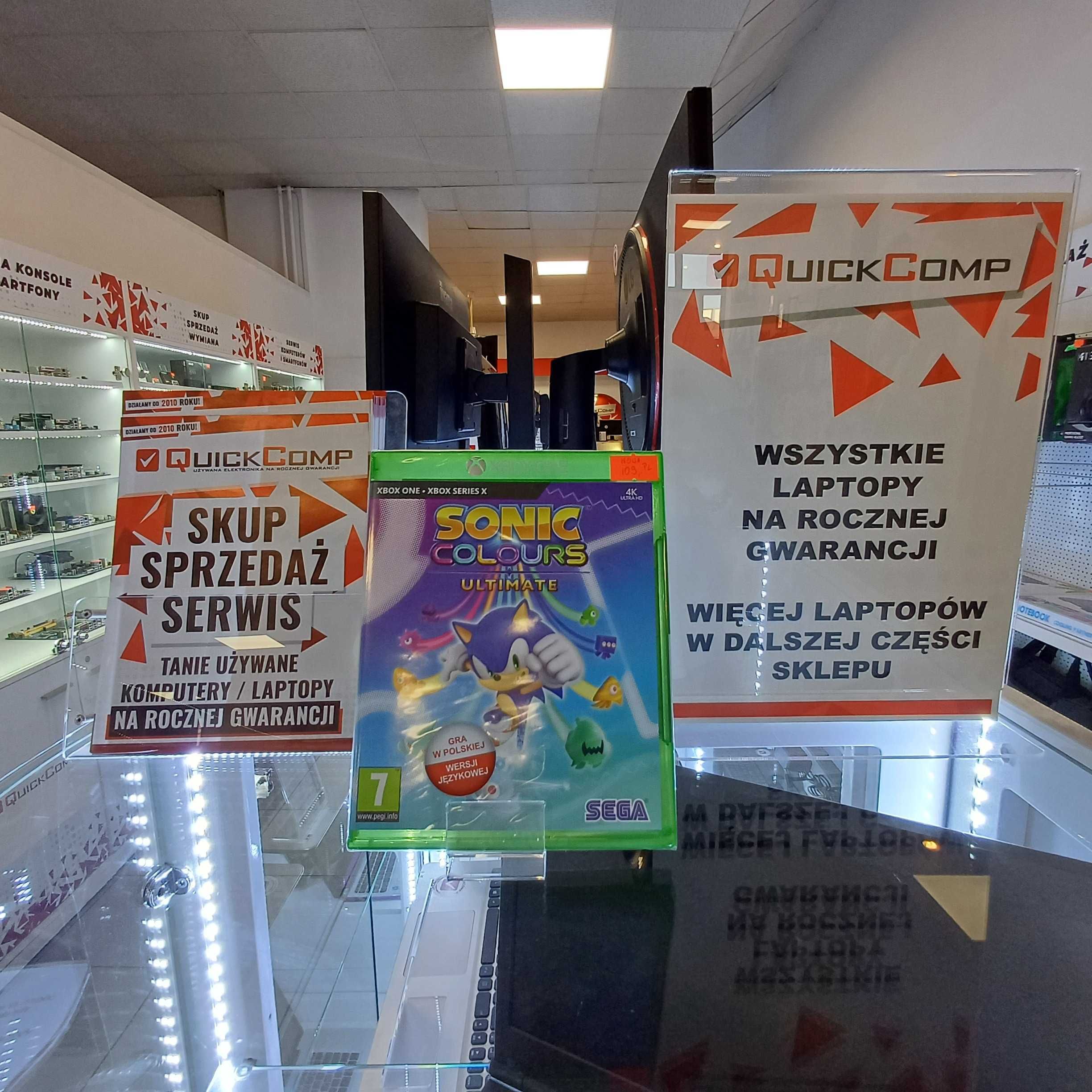 Gra XBOX ONE / X Series NOWA Sonic Colours Ultimate PL QUICK-COMP