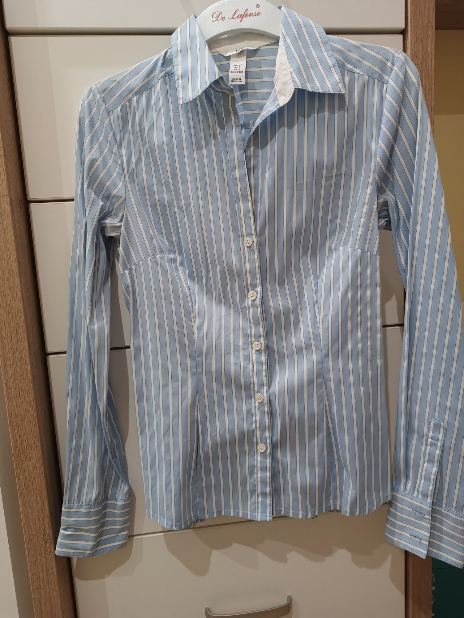 Koszula biurowa / elegancka w paski H&M