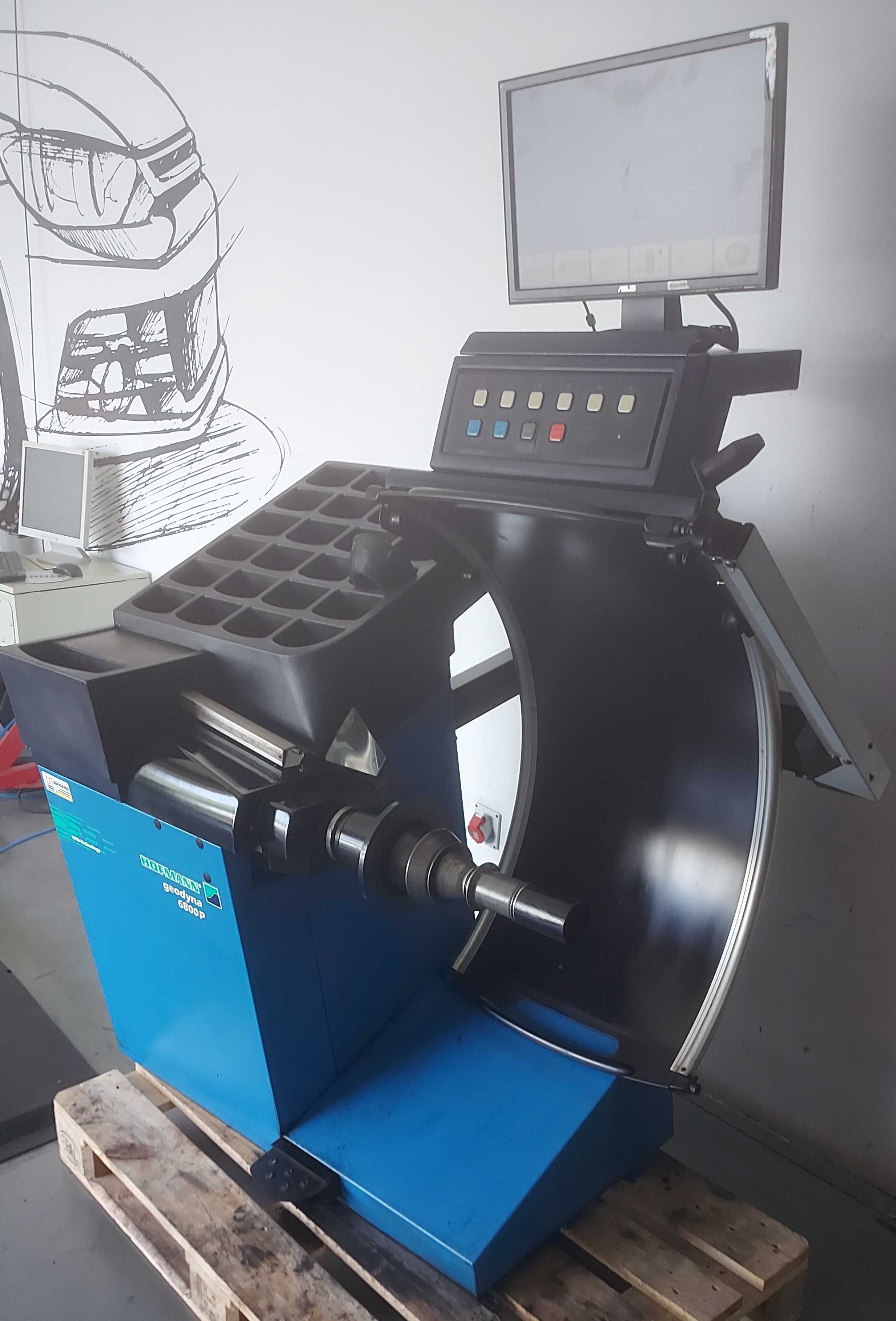 Máquina de equilibrar rodas Hofmann