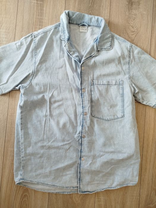 koszula jeansowa zara oversize 164 cm xs s