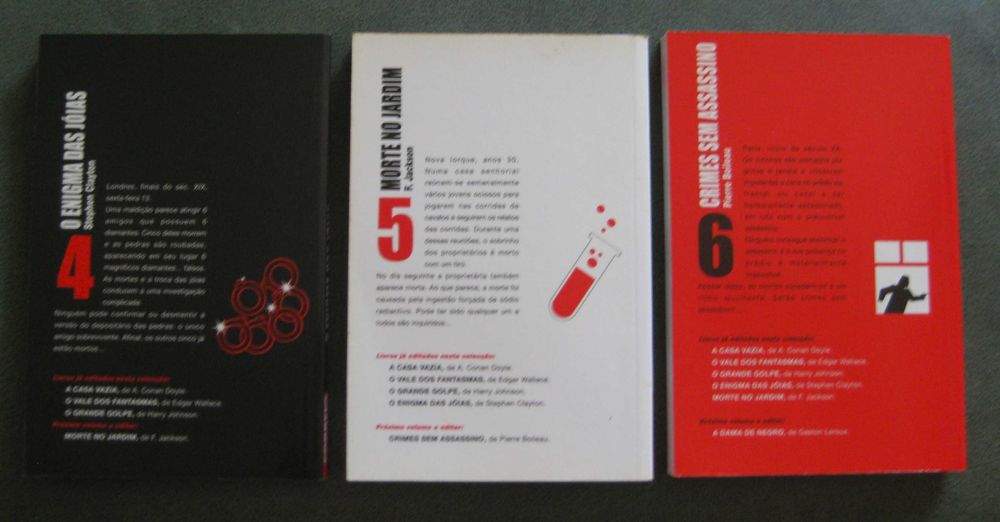 Colecção de 8 livros: Os Policiais do Correio da Manhã