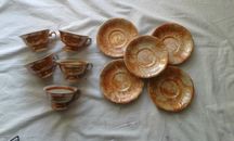 Zestaw porcelanowy z PRL-u .