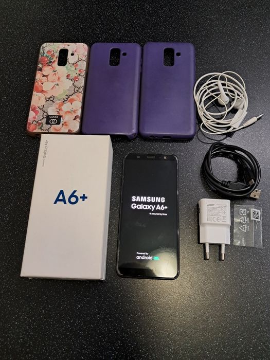 Телефон Samsung Galaxy A6 plus 3/32  NFC 3500мАг смартфон  самсунг А6+