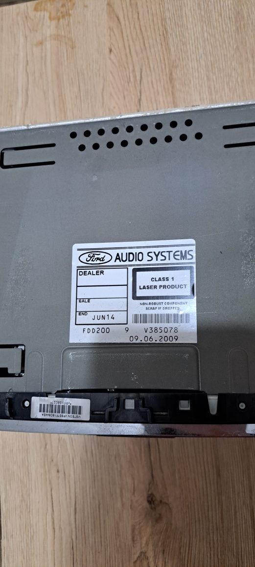 Radio CD Ford Focus MK2 z kodem dostępu