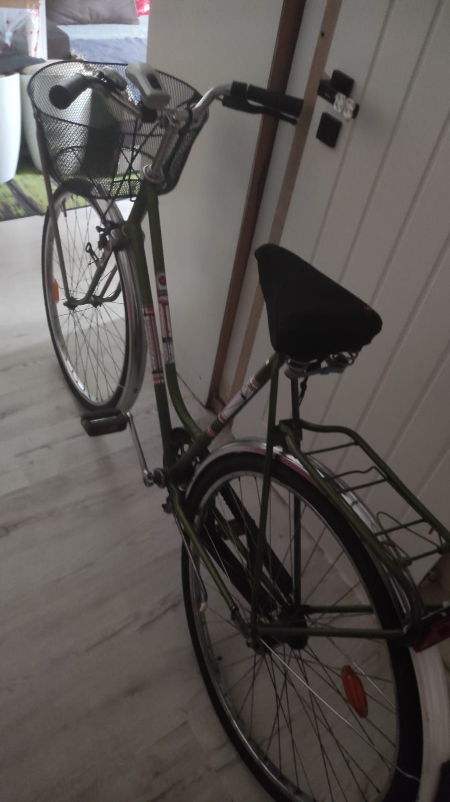 Zielony rower Romet