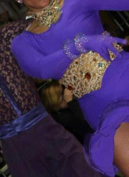 Vestido de Danças de Salão Latinas Open