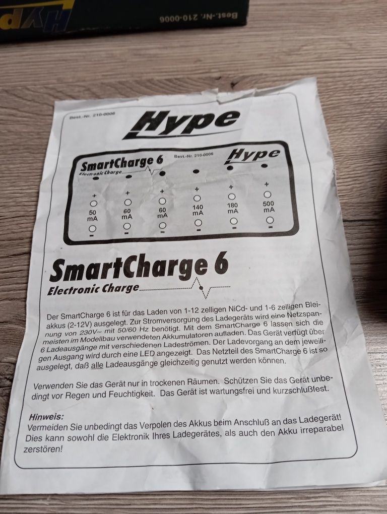 Prostownik-ładowarka Hype Smartcharge6