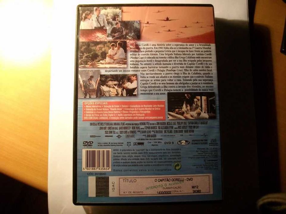 o capitão corelli, nicolas cage, penélope cruz