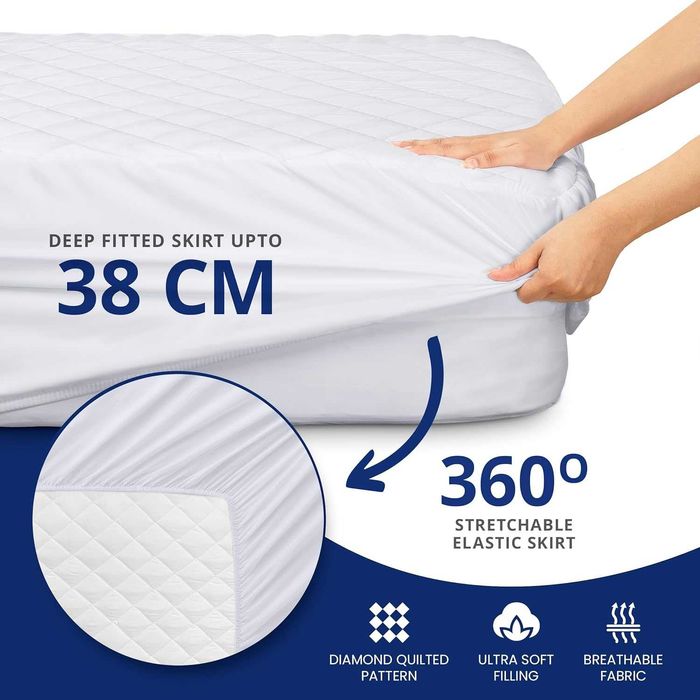 Nowa nakładka na materac / ochraniacz z gumką / 122x190cm !1032!