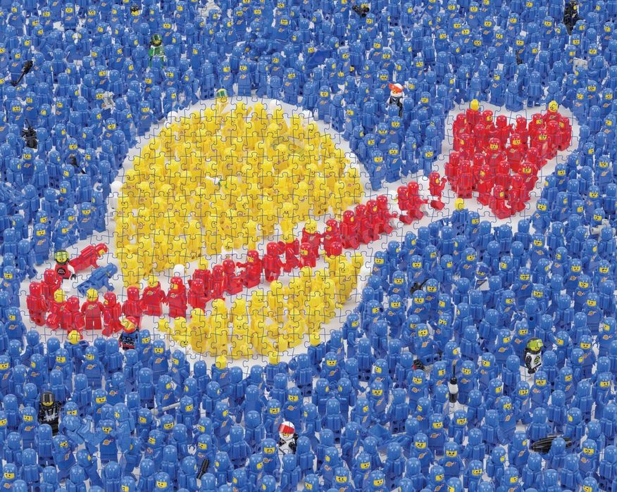 LEGO IDEAS Minifigure Space Mission Puzzle — SELADO