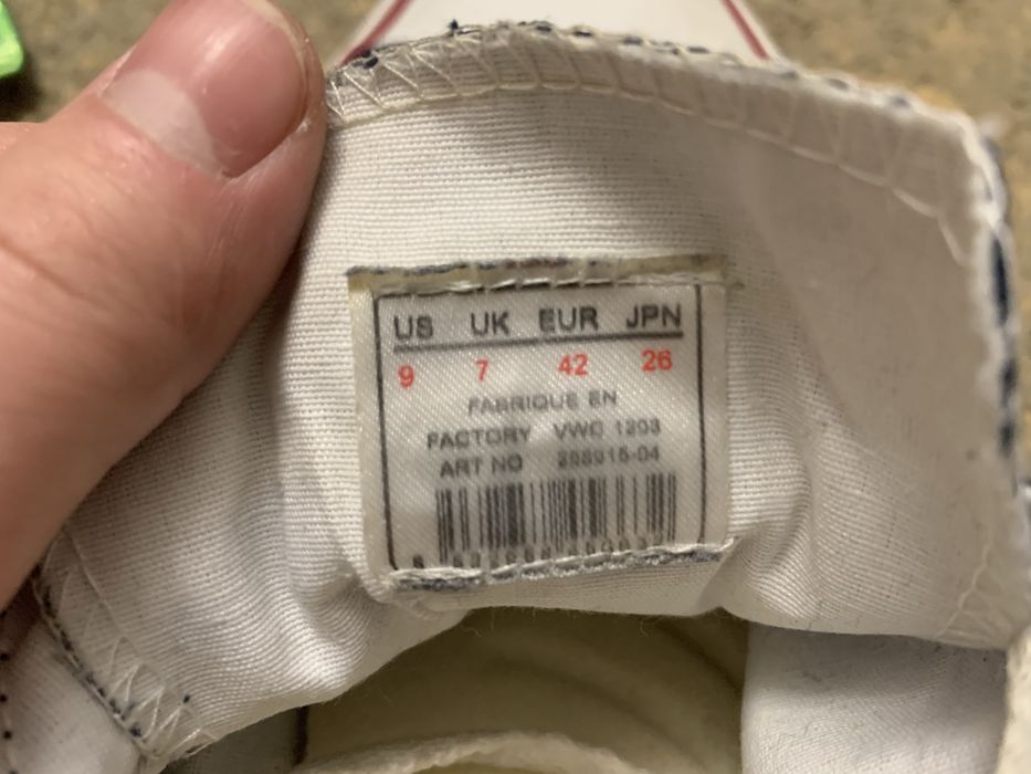 Оригинальные «низкие» Convers’ы