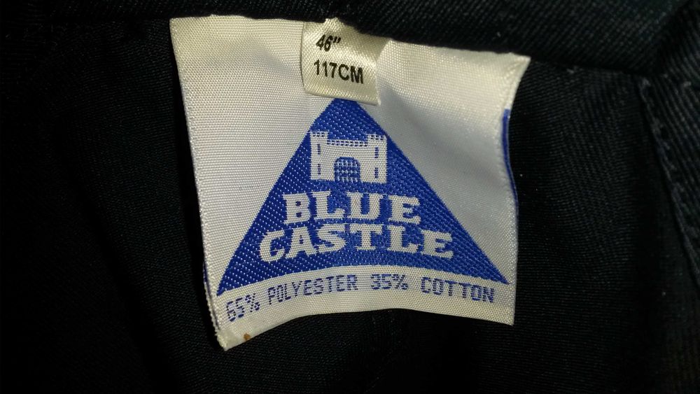 Ogrodniczki spodnie rybaczki Blue Castle rozm. 46 NOWY duże np. ogrodu