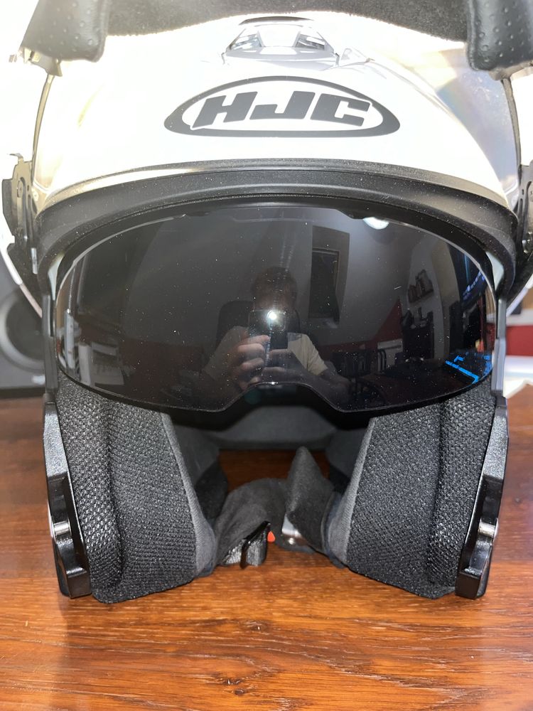 Kask HJC i90 + Kurtka Broger California (praktycznie nowe)