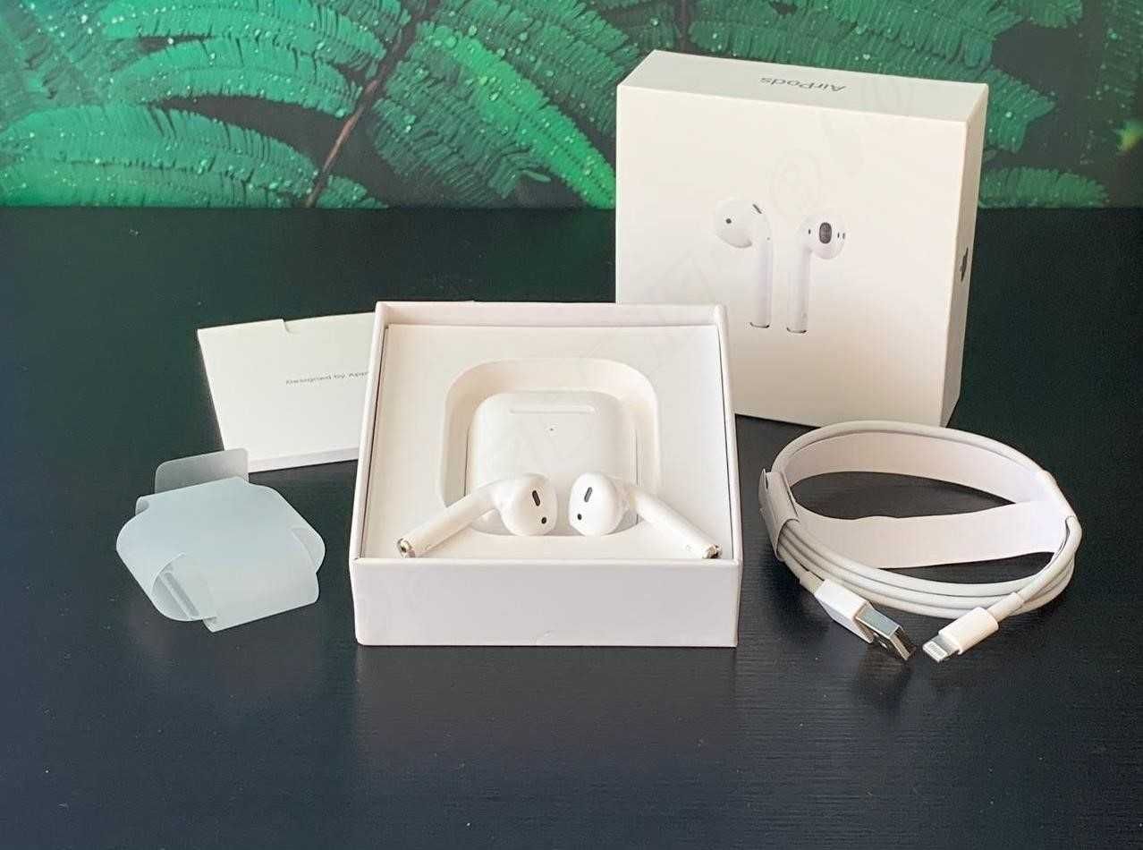 AirPods 2 1в1 навушники Нового покоління +чохол