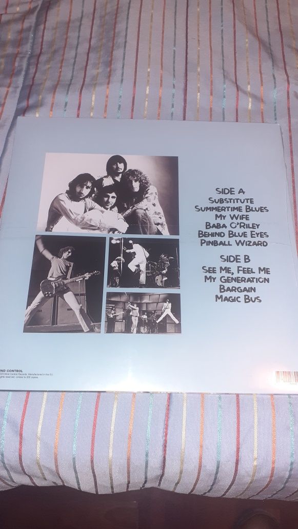 The Who live San Francisco 1971 LP novo raro