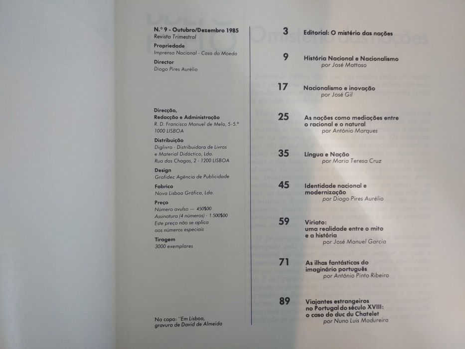 Conjunto de 3 revistas Prelo (porte incluído)