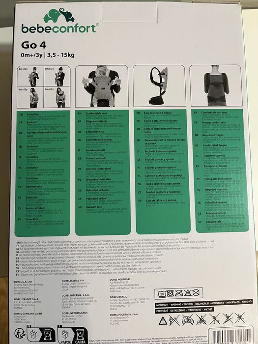 Marsúpio bebe confort GO 4 como novo!