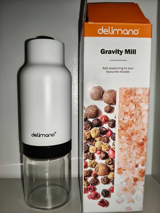 Młynki elektryczne sól/pieprz Delimano 2szt