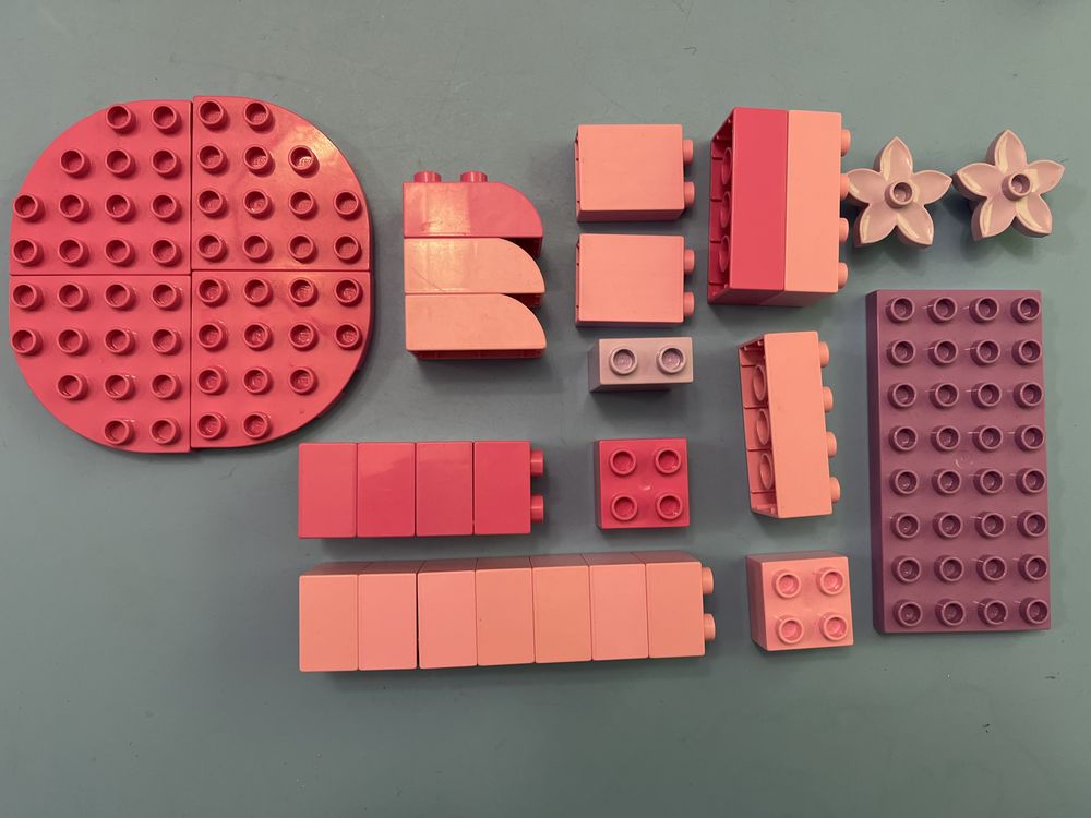 Lego Duplo klocki konstrukcyjne różowe