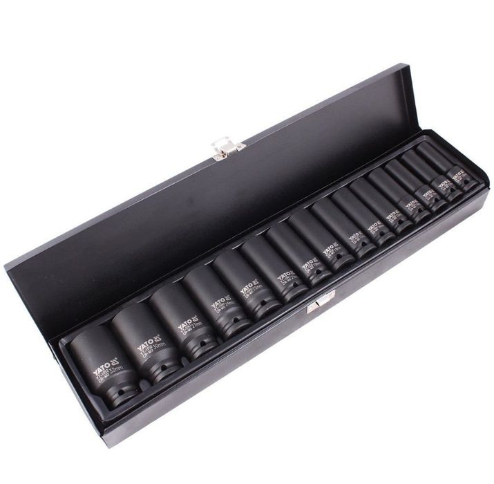 набор інструментів ударних головок yt 1055 1/2 15шт