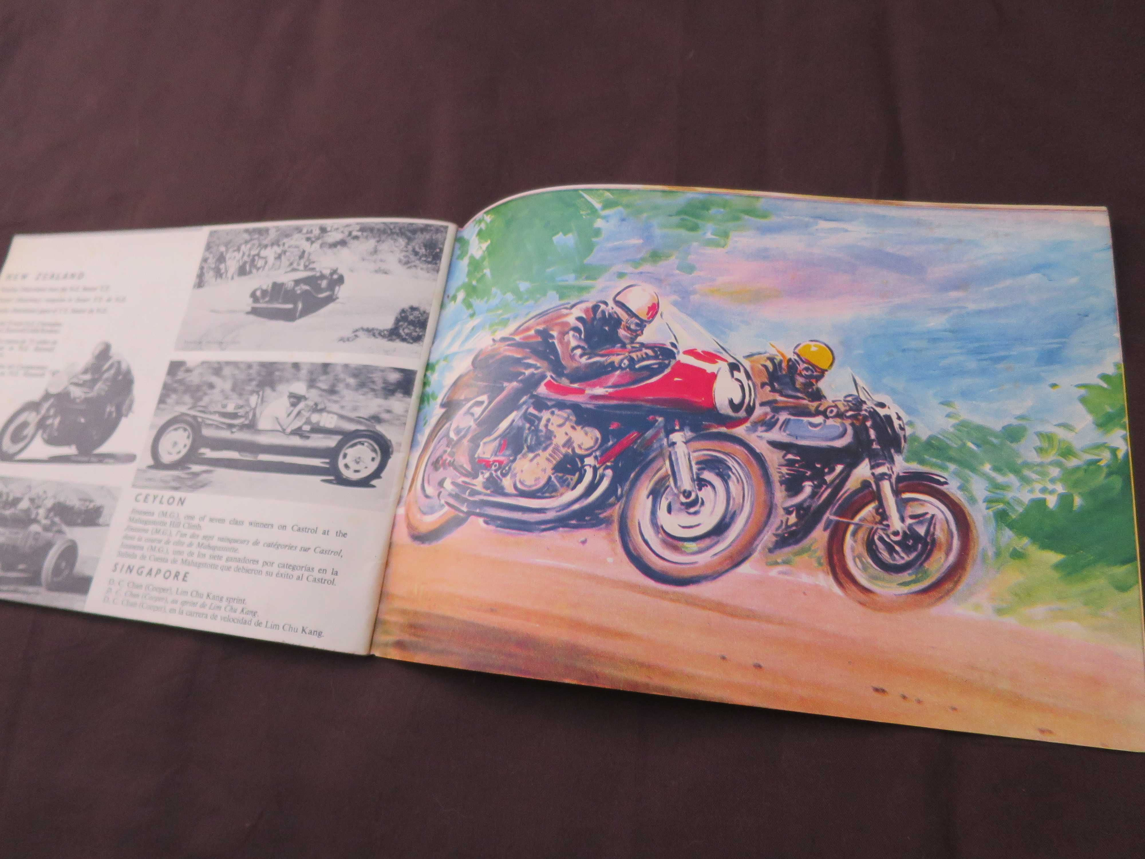 Livro Mobil 1955 automóveis antigos rallye motos competição