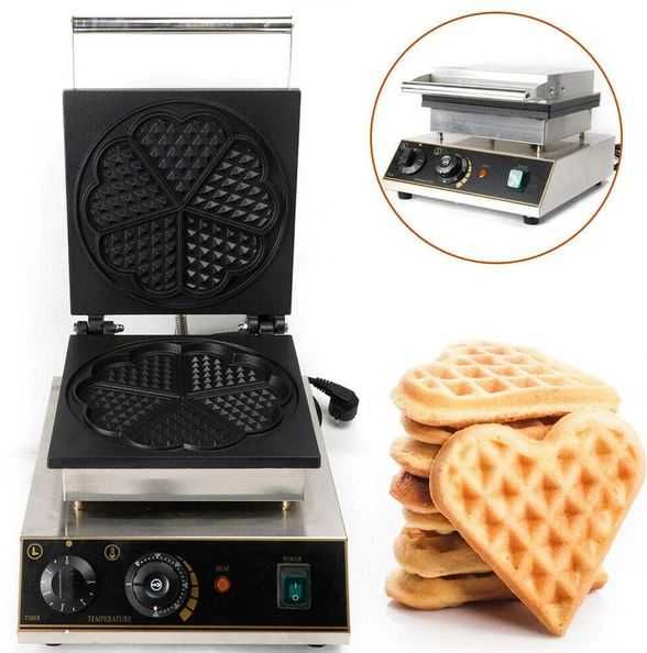 Maquinas de Waffles com forma de Corações  NOVAS  INDUSTRIAIS