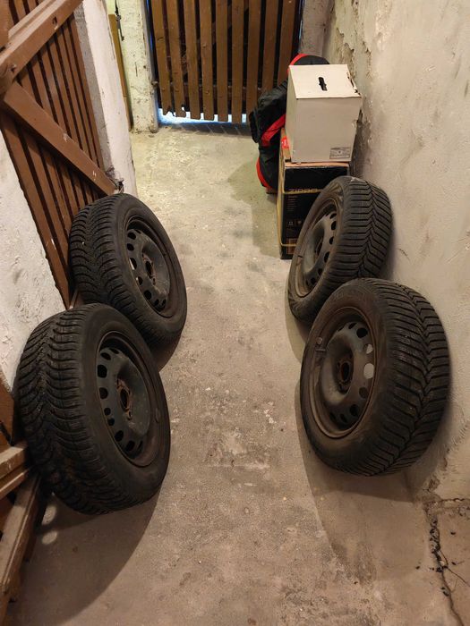Koła zimowe stalowe komplet 4 szt Opel Corsa D 4x100 14 cali