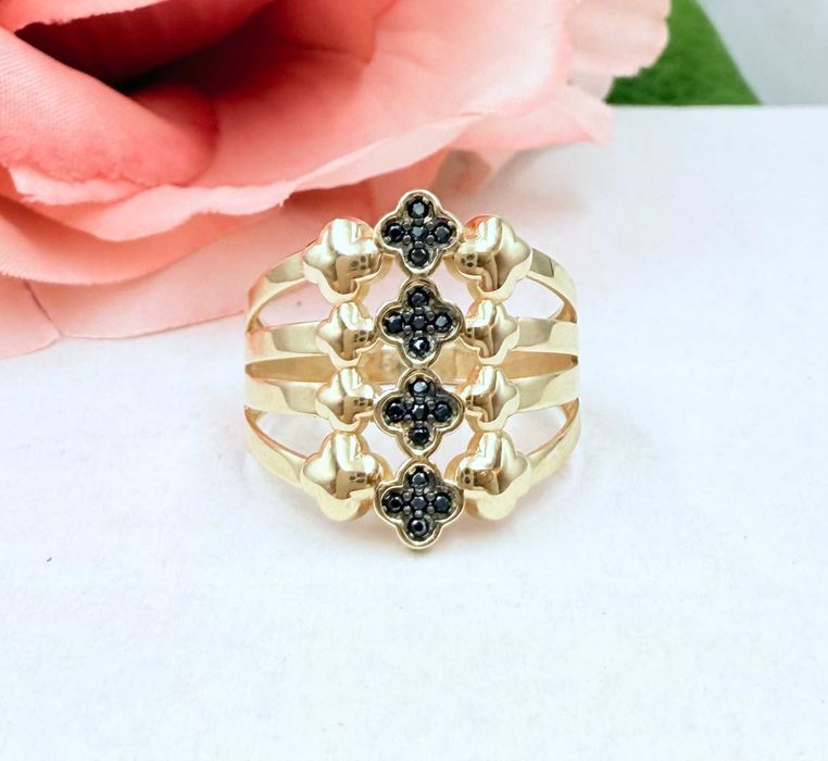 Nieużywany złoty pierścionek PR.585 14K