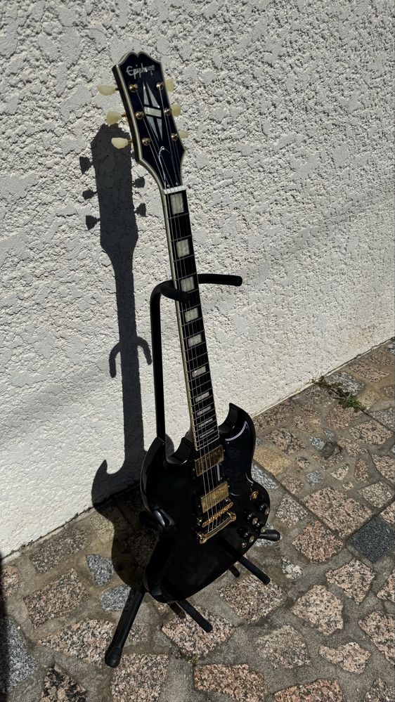 Epiphone SG Custom Ebony + Softcase Epiphone