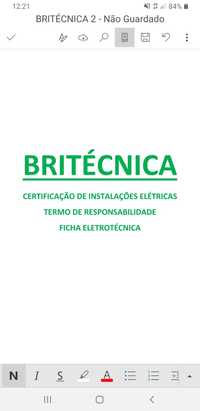 Certificação de instalações elétricas