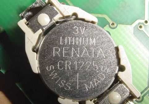 Pilha de lítio CR1225 3.0V - para comando de chave Smart F2