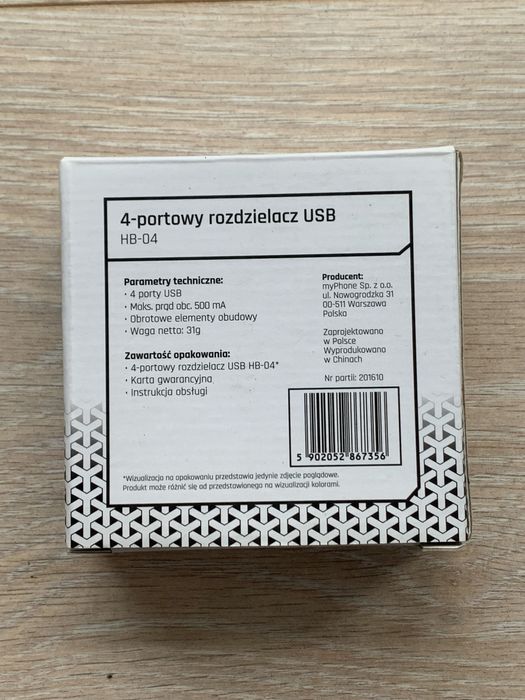 Hub USB, rozdzielacz, rozgałęźnik USB Typ A