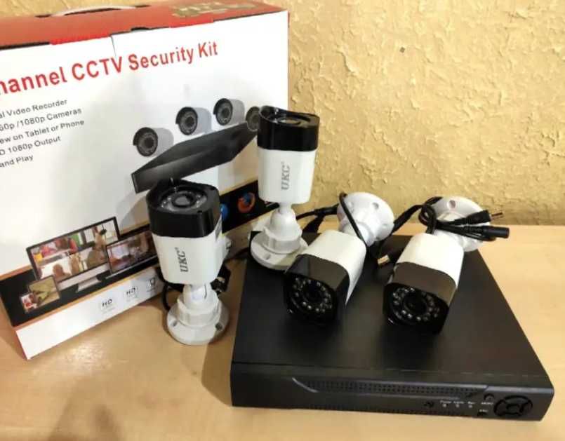 Готовый набор  камер видеонаблюдения Комплексне рішення для безпеки